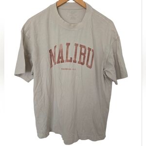 American Eagle Outfitters Beige Malibu Tee Size Medium
